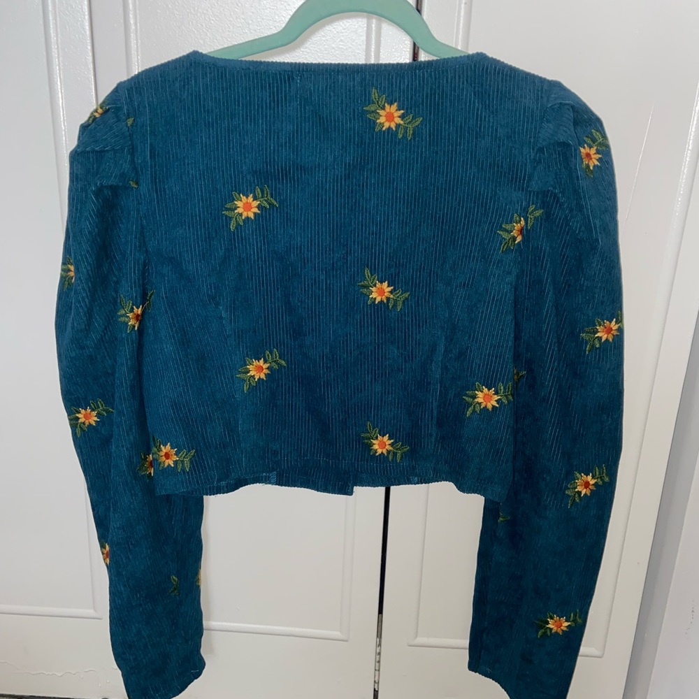 Cider corduroy cropped top - Picture 4 of 4